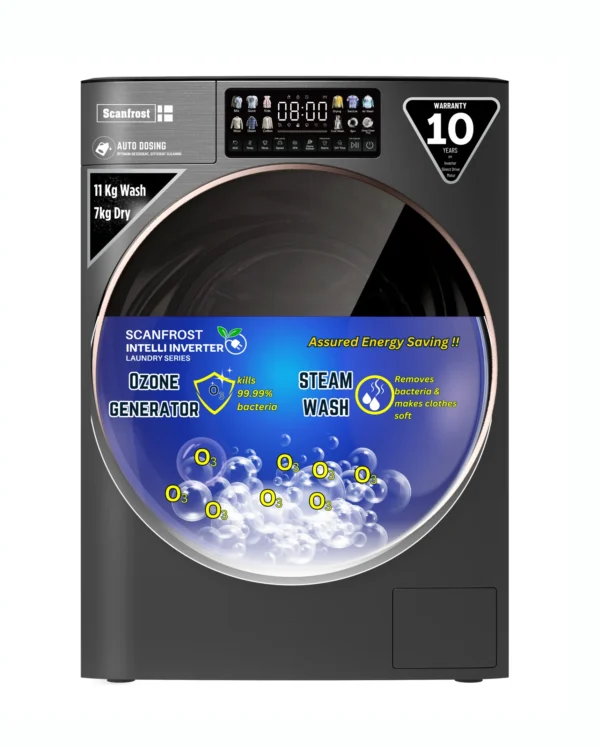 11Kg Washer + 7Kg Dryer Intelli Inverter Series Washer SFWD117INVME