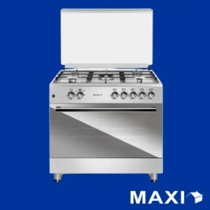Maxi Gas Cooker 60x90 CM (5) Burners Matte Inox (TR)