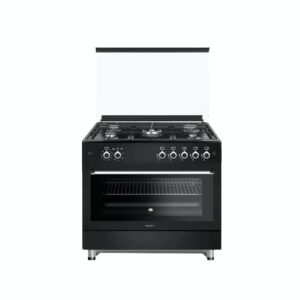 Maxi Gas Cooker 60x90 CM (5) Burners Shine Line Black Matte (FK961MBB)