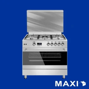 Maxi Gas Cooker 60x90 CM (5) Burners Shine Line Inox