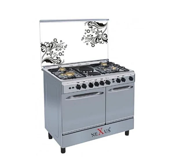 Nexus 4 Gas Burner + 2 Electric Hotplate Standing Cooker GCCR-NX-8001S