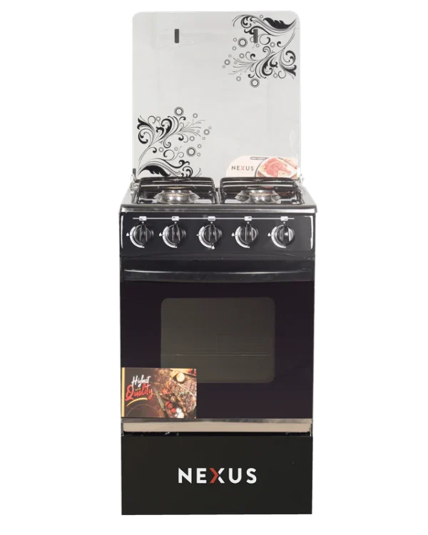 Nexus GAS COOKER BLACK GCCR-NX-5055B(4+0)