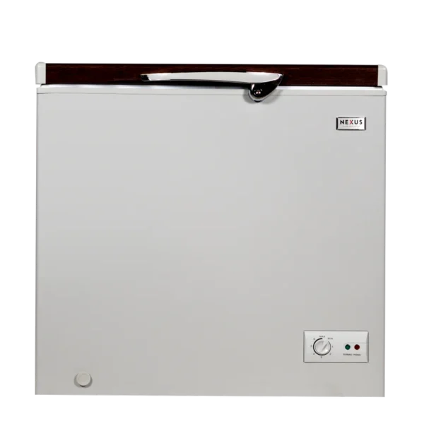 Nexus NX-420C 245 Litres Chest Freezer Gray + Wood Door