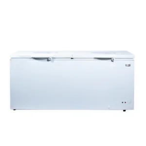 Nexus NX-695CP 490 Litres Chest Double Door Freezer Silver