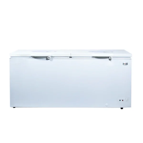 Nexus NX-695CP 490 Litres Chest Double Door Freezer Silver