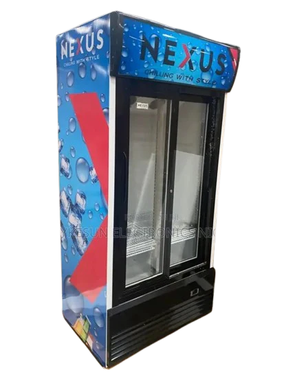 Nexus Upright Showcase Double Door CHILLER Fridge NX-661S 600 LITRES
