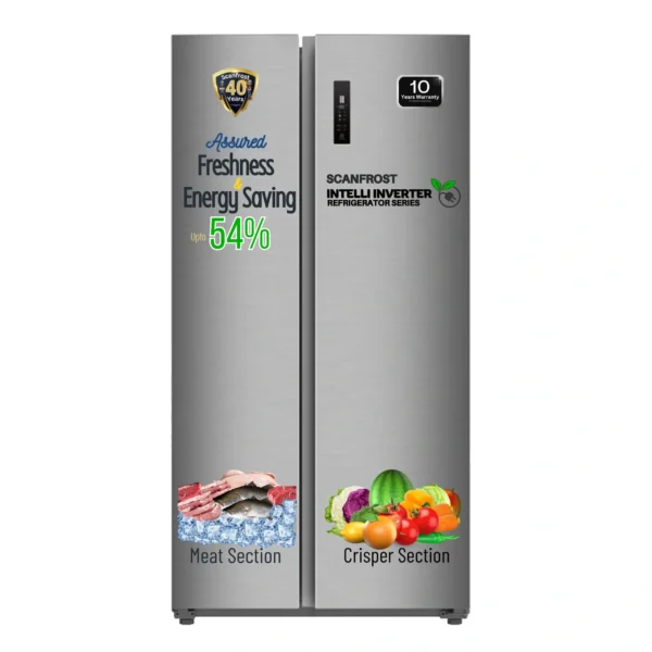SFSBS650ME 600 Litres Side by Side Refrigerator