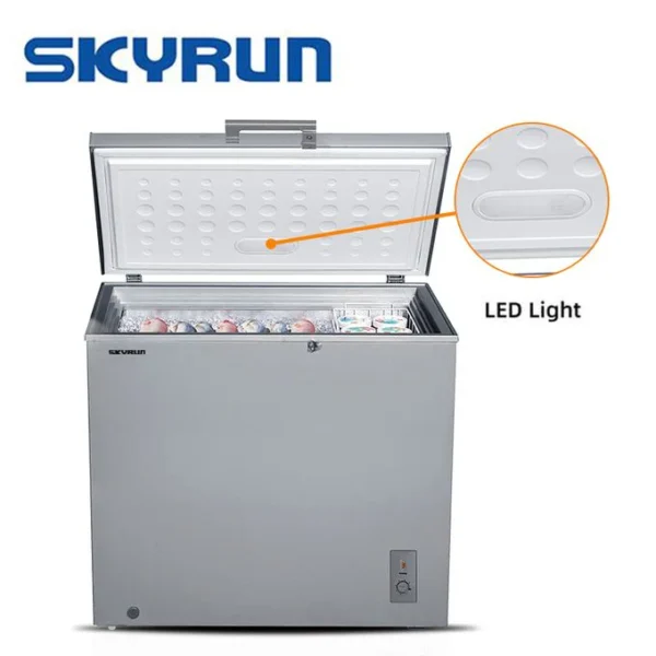 Skyrun BD-200A 200-Liters Chest Freezer Grey