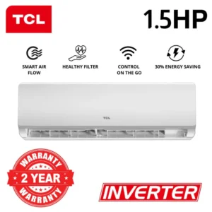 TCL 1.5HP FRESH-IN- AI ENERGY SAVER Inverter Split Air Conditioner TAC-12CSD/FCIX With Kit
