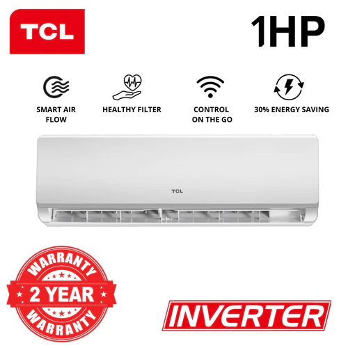 TCL 1.5HP Inverter Split Air Conditioner TAC-12CSD/TPH11IX With Kit