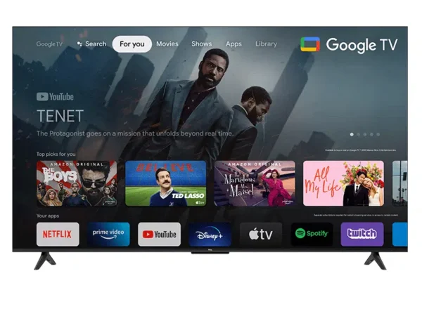 TCL 55 Inch 4K Ultra HD Smart Tv, Google TV, Bezel-Less Design 55P635