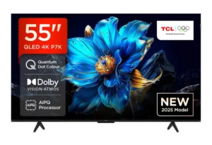 TCL 55 INCHES QLED 4K Ultra HD HDR Google TV 55P7K