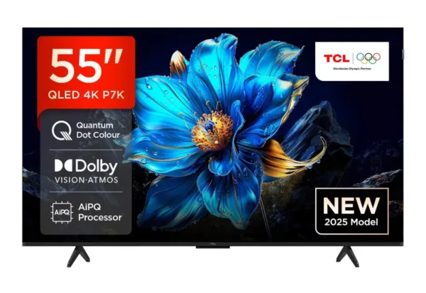 TCL 55 INCHES QLED 4K Ultra HD HDR Google TV 55P7K
