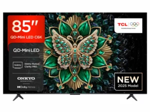 TCL 85 INCHES QD-Mini LED 4K HDR GOOGLE TV 85C6K